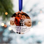 Our First Christmas Engaged Photo Bauble For Couples, thumbnail 9 of 11