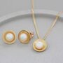 9ct Gold Pearl Necklace. Handmade Pearl Pendant, thumbnail 4 of 6