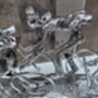 Huge 49cm Silver Cyclist Peloton Sculpture Sleek Cycling Ornament, thumbnail 6 of 10