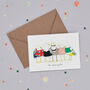 'Spice Gulls' Greetings Card, thumbnail 1 of 3