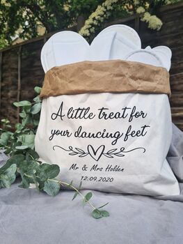 A Little Treat For Your Dancing Feet Wedding Bag, 2 of 3