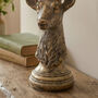 Bronze Stag Head Candle Holder, thumbnail 2 of 3