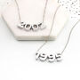 Birth Date Necklace, thumbnail 2 of 6