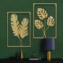 Exclusive Gold Leaf Wall Art Home Decor, thumbnail 5 of 12