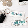 Personalised Funny Couples Keyring, thumbnail 2 of 5
