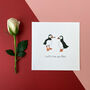 I Puffin Love You Card, thumbnail 1 of 3