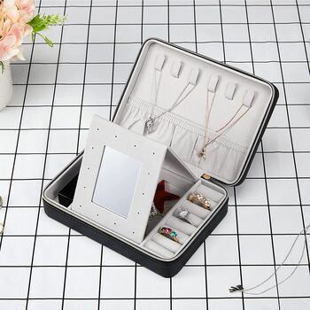 Small Portable Travel Jewellery Stoage Box, 2 of 11