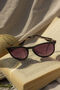 Black Traditional Style Sunglasses, thumbnail 1 of 6