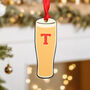 Personalised Lager Beer Bottle Christmas Bauble Decoration, thumbnail 6 of 7