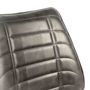 Corrine Vegan Leather Chair Grey Set Of Two, thumbnail 2 of 6