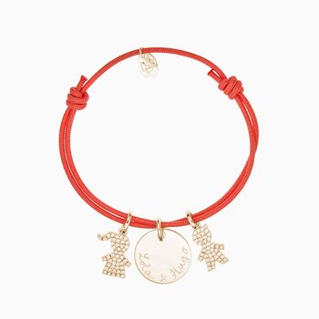 Personalised Pavé Crystal Mummy Bracelet, 2 of 6