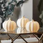 Set Of Three Ceramic Pumpkins, thumbnail 1 of 3