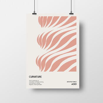 Abstract Architecture Print Curvature, 2 of 5