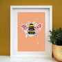 Manchester Bee Print, thumbnail 4 of 4