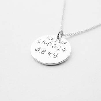 Personalised Name Disc Pendant, 7 of 7