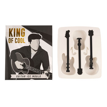 Dapper Chap Set Of Three Guitar Ice Moulds | In Gift Box | Barware | Gift Boxed | Drink Accessory, 4 of 6