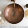 Hammered Solid Copper Vessel And Drop In Sink, Artisan Kitchen And Bathroom Basin, thumbnail 2 of 7