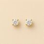 Diamond Stud Earrings, thumbnail 1 of 8