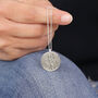 Personalised Oxidised Silver St Christopher Necklace, thumbnail 2 of 12