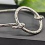 Breathe Sterling Silver Bangle, thumbnail 8 of 10
