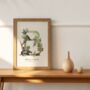 Personalised Forest Animal Initial Letter Giclee Print, thumbnail 4 of 5