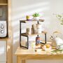 Two Tiers Spice Rack Countertop Storage Organiser Shelf, thumbnail 2 of 9