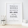 Wuthering Heights Quote Print, thumbnail 1 of 3