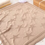 Toffee Moon Fudge Little Star Personalised Baby Blanket, thumbnail 2 of 12