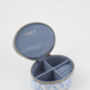 Bunny Blues Oval Jewellery Box, thumbnail 5 of 5