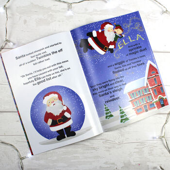 Personalised Girls 'It's Christmas' Story Book – Stocking Filler, 4 of 7
