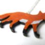 Wooden Fox Pendant Necklace, thumbnail 4 of 7