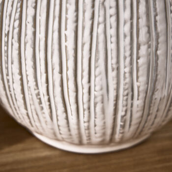 Distressed Boho Ceramic Table Lamp, 5 of 5