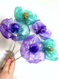 Mermaid Bouquet Recycled Plastic Bottle Flowers By Aimee Maxelon Art