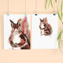 Inky Squirrel Illustration Print, thumbnail 8 of 12