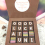 Good Luck At Uni Personalised Chocolates, thumbnail 3 of 4