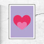 Love Shout Heart Print/Poster, thumbnail 1 of 3