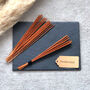 Sandalwood Incense Sticks Hand Rolled On Bamboo, thumbnail 1 of 6
