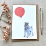 Personalised Kerry Blue Terrier Birthday Card, thumbnail 1 of 3