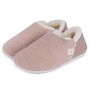 Women's Cosy Closed Back Slippers In Oat, thumbnail 6 of 8