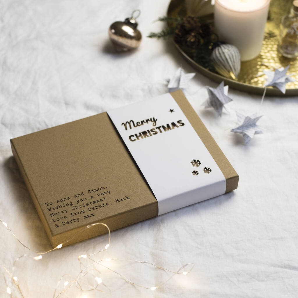 Merry Christmas Letterbox Gift By Fora Creative | notonthehighstreet.com