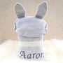 Personalised Sweet Pea Bunny Baby Towel, thumbnail 5 of 8