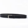 Handmade Black Leather Belt Men's English Leather 35mm Wide, thumbnail 8 of 10