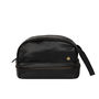 Personalised Large Leather Raleigh Wash Bag Black, thumbnail 2 of 7
