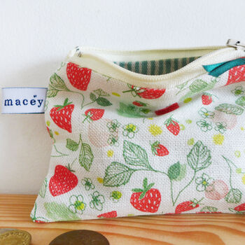 Strawberries Coin Purse, 4 of 8