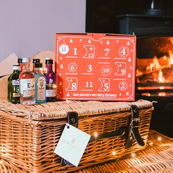 Personalised 12 Gins Of Christmas Advent Calendar, 2 of 9