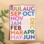 2025–2026 Mid Year Calendar | Simply Bright | July Start | A4, thumbnail 1 of 5