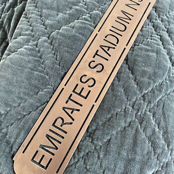 ‘Emirates Stadium N5’ Arsenal Football Street Sign, 8 of 10