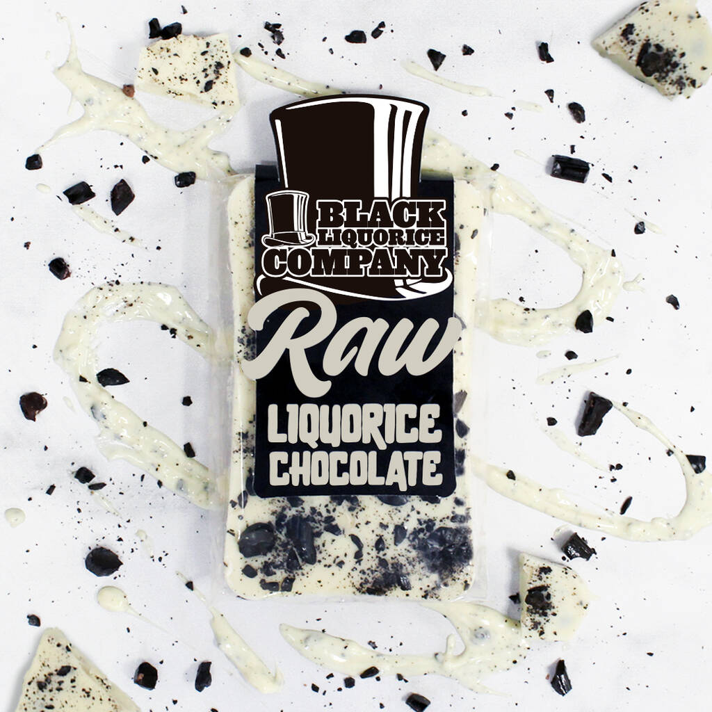 Raw Liquorice And White Chocolate Bar