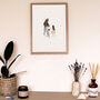 Mother And Children Illustration Wall Print, thumbnail 2 of 2