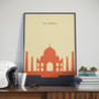 Taj Mahal Landmark Print, thumbnail 2 of 4